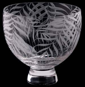 DARTINGTON CRYSTAL KEW GARDENS PALM HOUSE LARGE BOWL